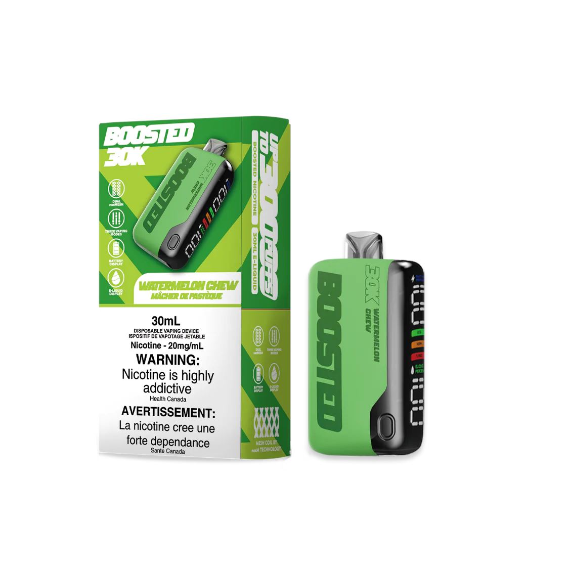 Watermelon Chew - Boosted 30k Disposable Boosted 30k 20mg - 2% 