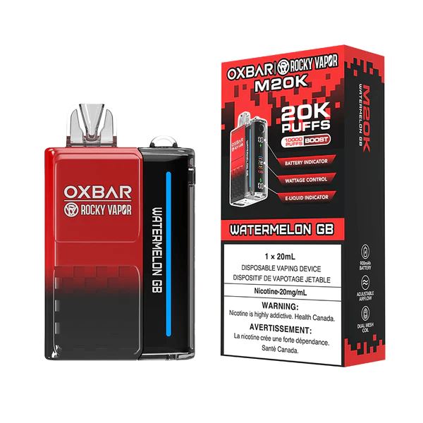 Watermelon GB - Oxbar 20k Disposable Oxbar 20mg - 2% 