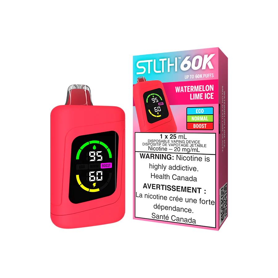 Watermelon Lime Ice - STLTH 60k Disposable Stlth 60k 20mg - 2% 