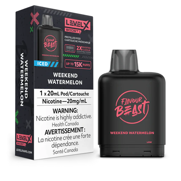 Weekend Watermelon - Flavour Beast Level X Boost Disposable Level X 20mg - 2% 