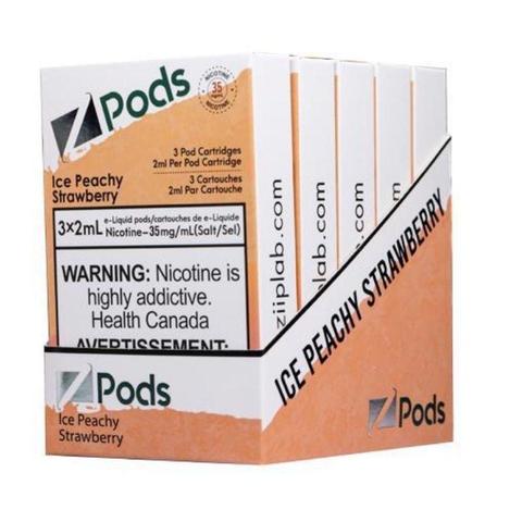 Ice Peachy Strawberry - Z Pods CLOSED PODS Z Labs 