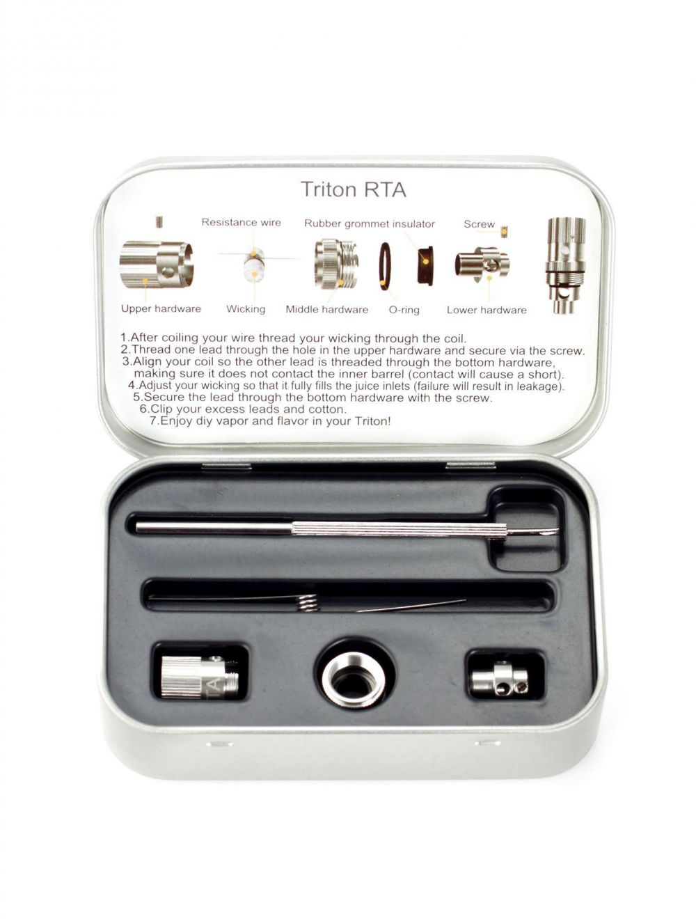 Triton RTA System - E-Liquid, Vape, e-cigarette, vape pen, salt nic, 
