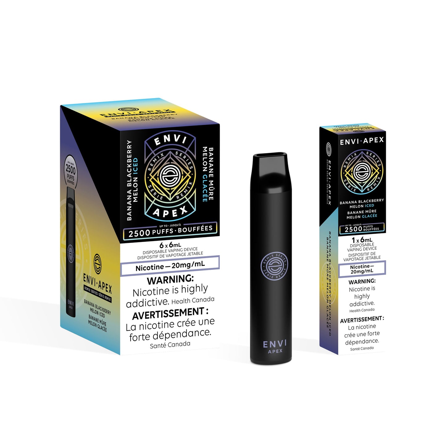 Banana Blackberry melon iced - Envi Apex Disposable Envi Apex 