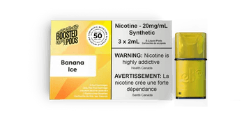Banana Ice- BOOSTED CLOSED PODS Boosted 