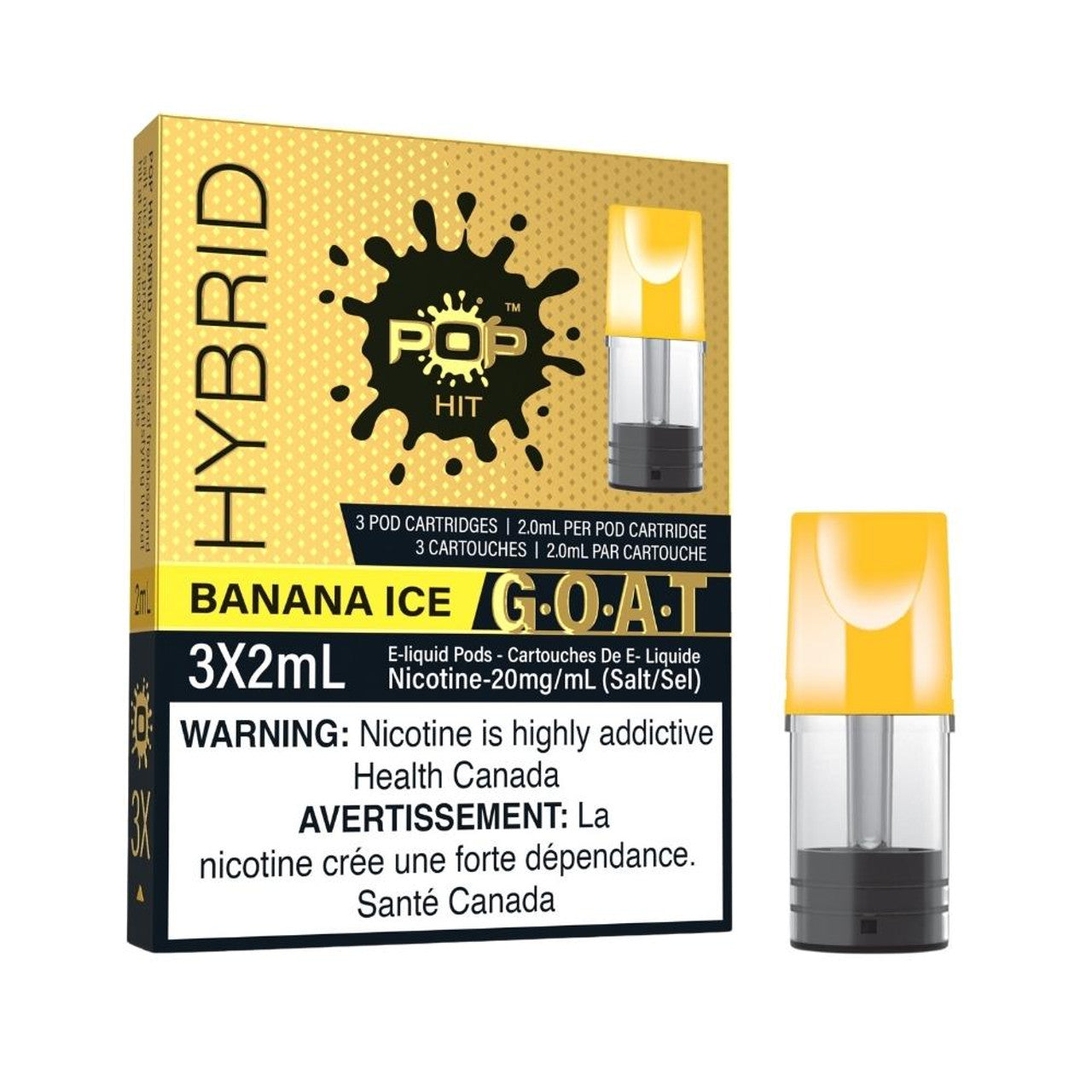Banana Ice - POP CLOSED PODS POP 