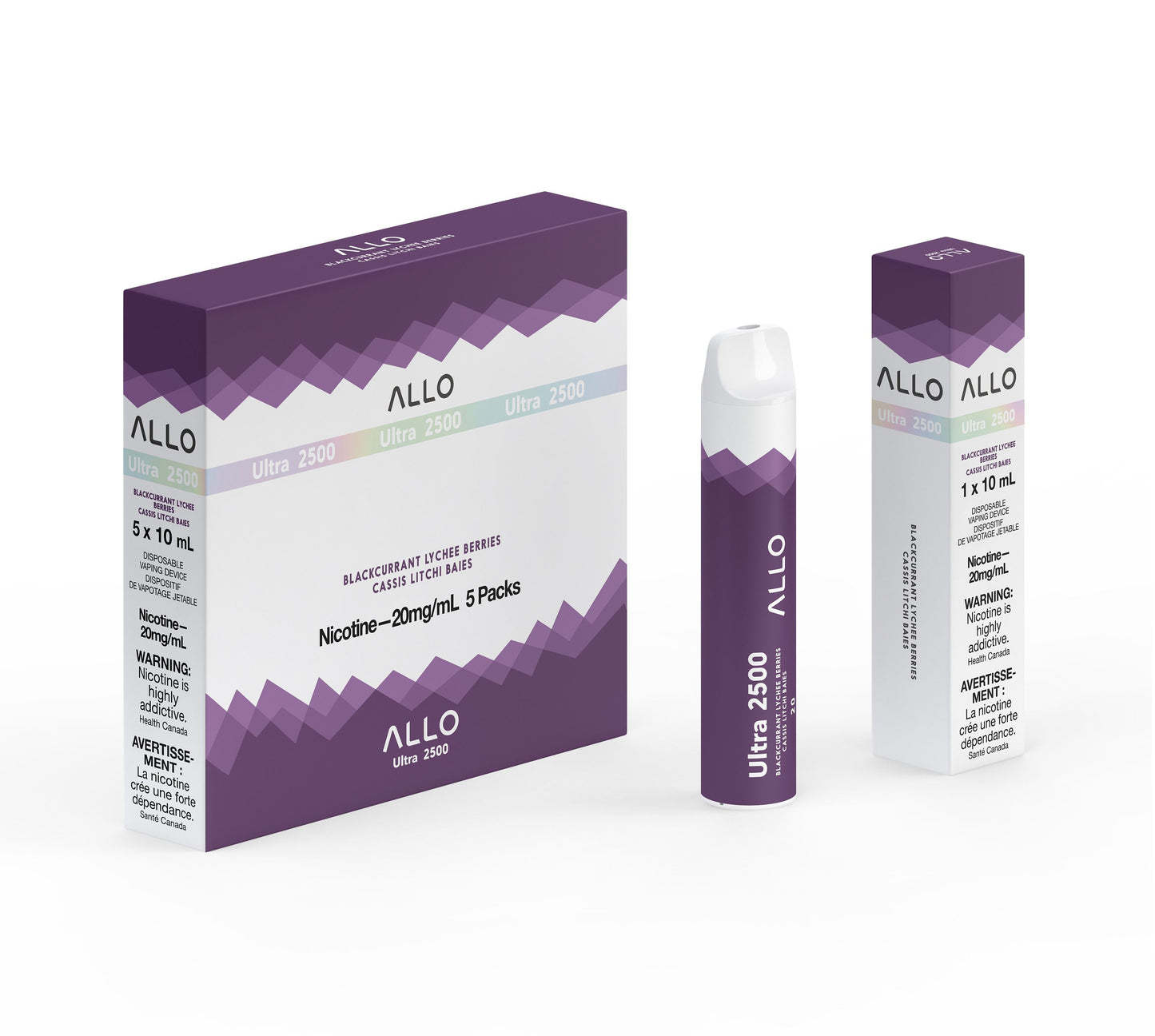 Black Currant Lychee Berries- 2500 Disposable Allo 2500 
