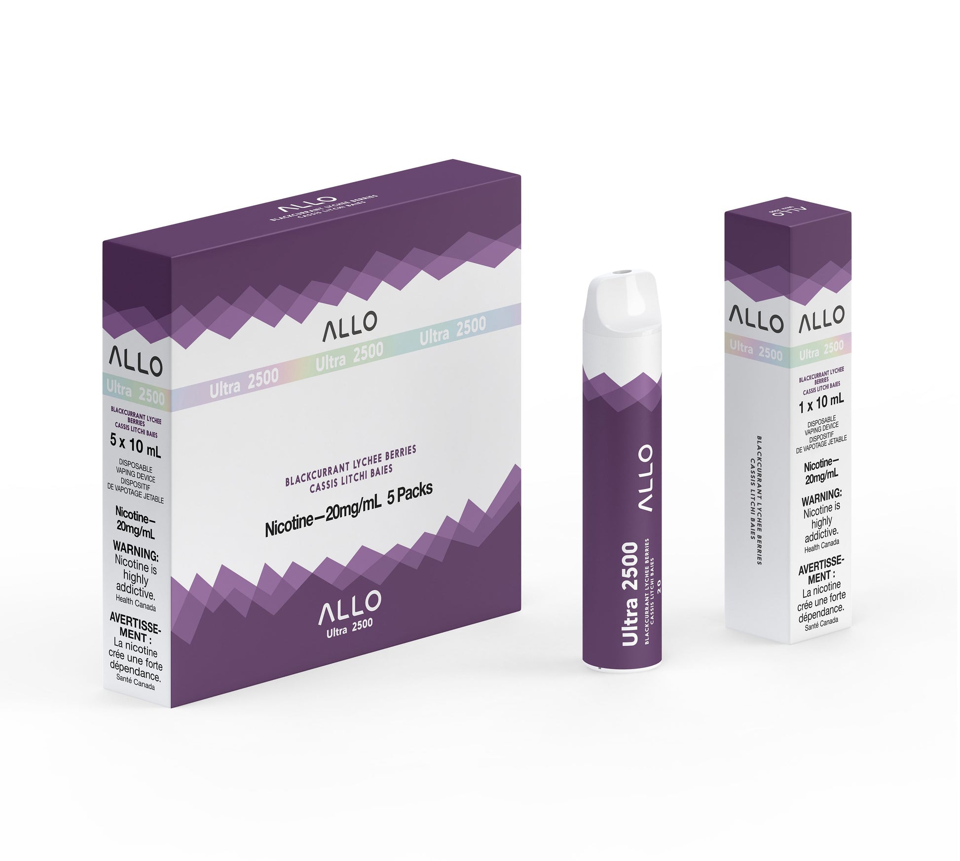Black Currant Lychee Berries- 2500 Disposable Allo 2500 