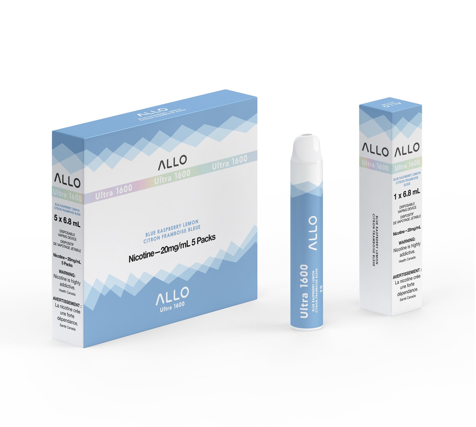 Blue Raspberry Lemon - 1600 Disposable Allo 1600 