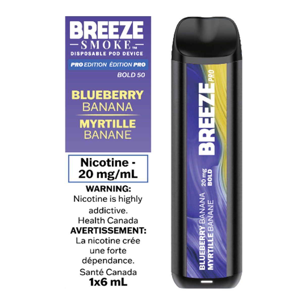 Load image into Gallery viewer, Blueberry Banana - BP Disposable Breeze Pro 

