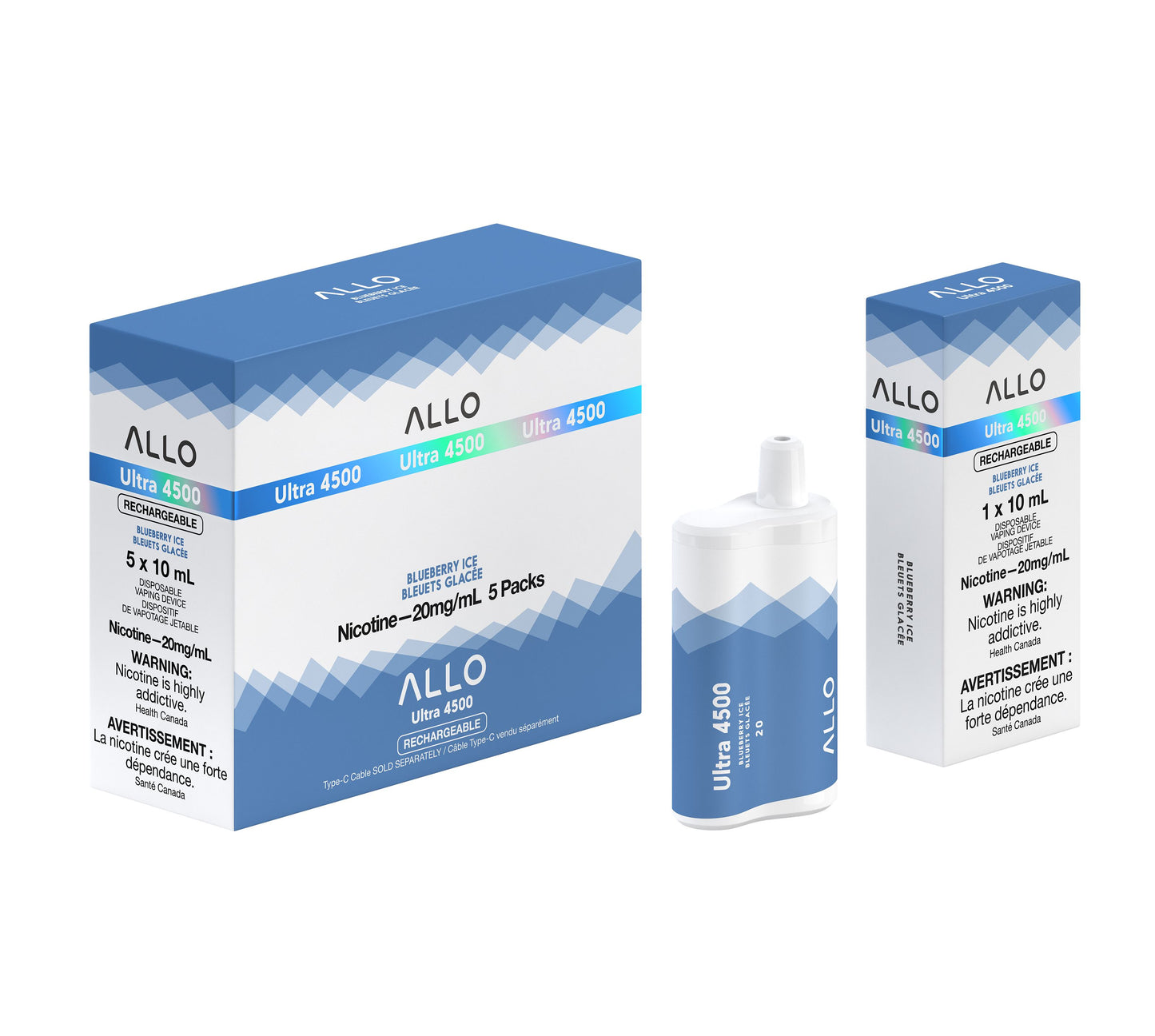Load image into Gallery viewer, Blueberry Ice - Allo 4500 Disposable Allo 4500 
