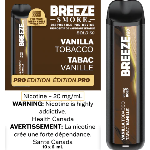 Vanilla Tobacco - BP Disposable Breeze Pro 