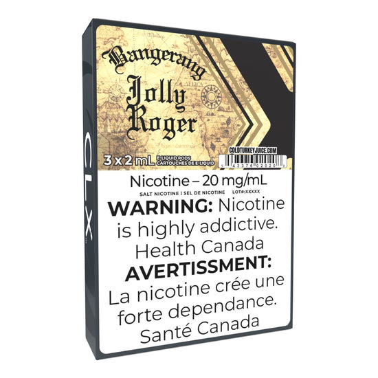 Jolly Roger - CLX CLOSED PODS COLD TURKEY JUICE INC 