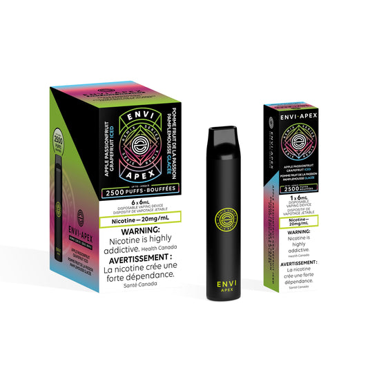 Apple Passionfruit Grapefruit Iced - Envi Apex Disposable Envi Apex 