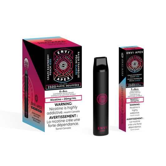 Grape Raspberry Peach Iced - Envi Apex Disposable Envi Apex 
