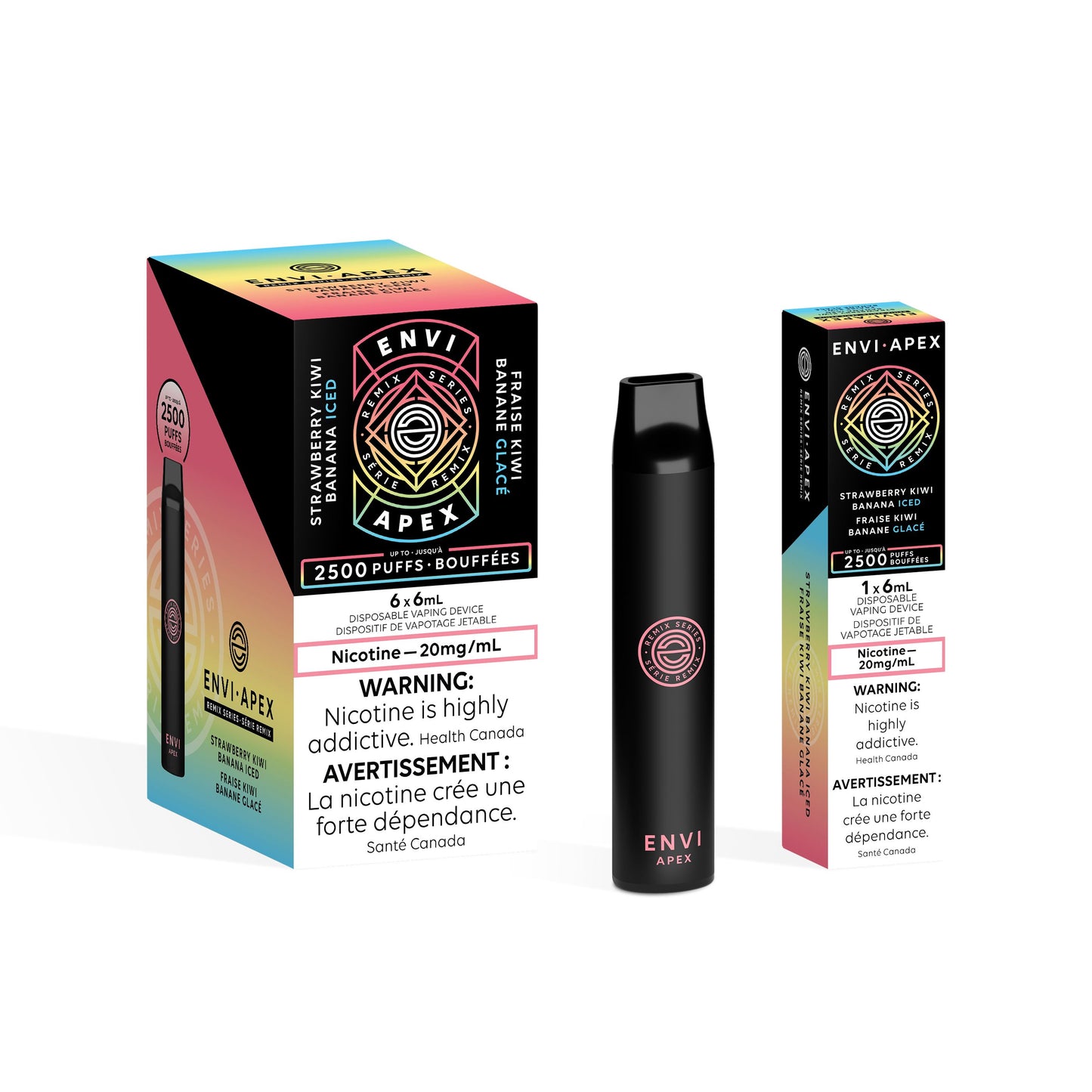 Strawberry Kiwi Banana Iced - Envi Apex Disposable Envi Apex 