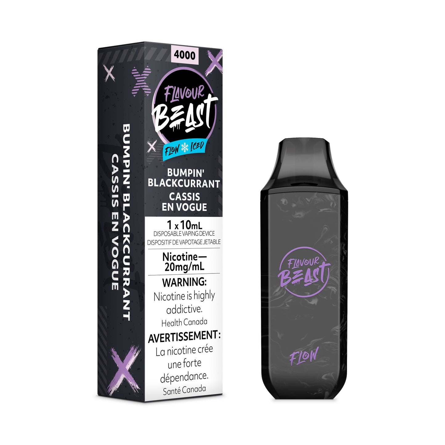 Bumpin' Black Currant Ice - FBD Disposable Flavour Beast Flow 