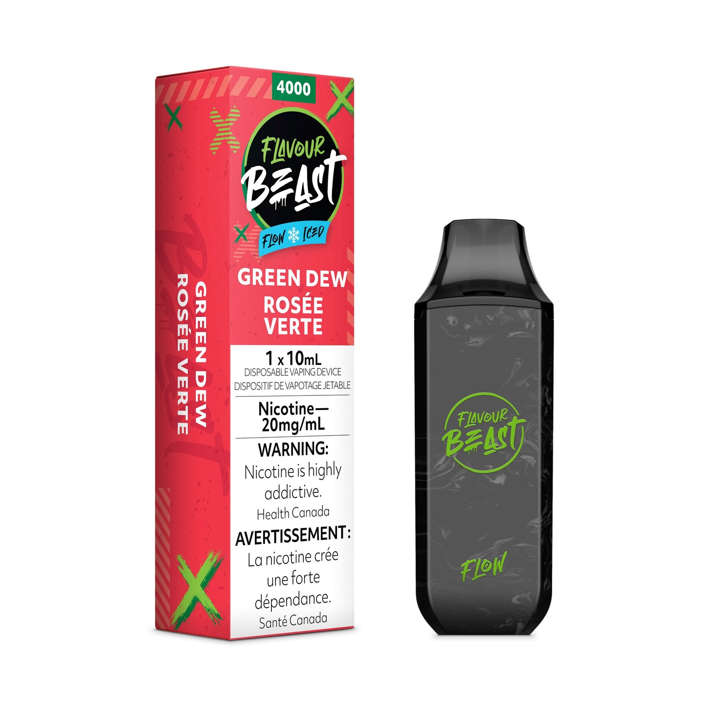 Green Dew Iced - FBD Disposable Flavour Beast Flow 