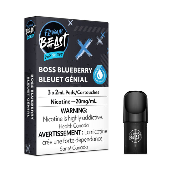 Load image into Gallery viewer, Boss Blueberry - FB CLOSED PODS Flavour Beast Flow 

