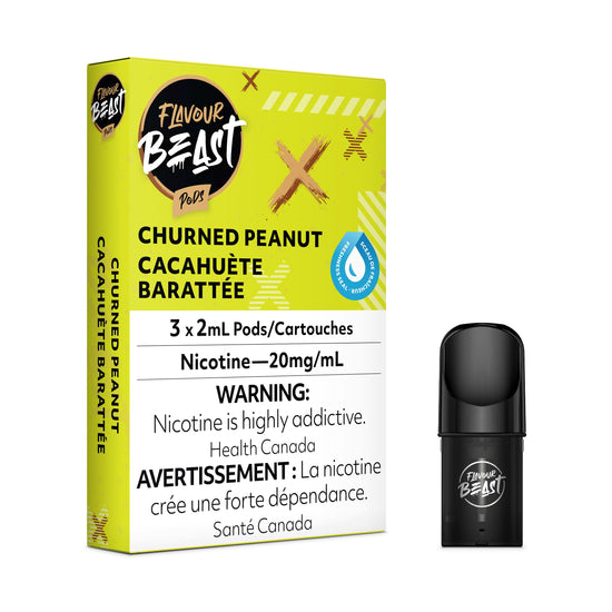 Churned Peanut - FB CLOSED PODS Flavour Beast Flow 