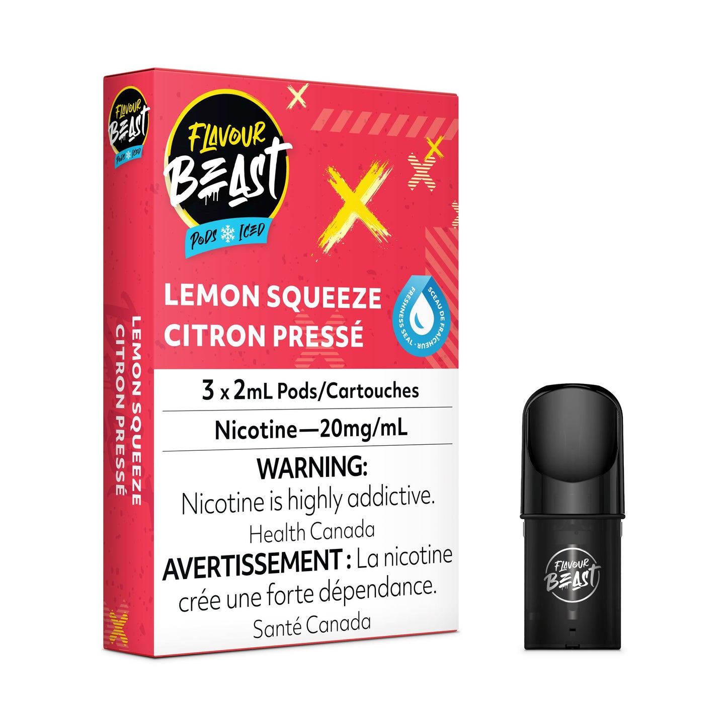 Lemon Squeeze Iced - FB CLOSED PODS Flavour Beast Flow 