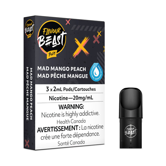 Mad Mango Peach - FB CLOSED PODS Flavour Beast Flow 