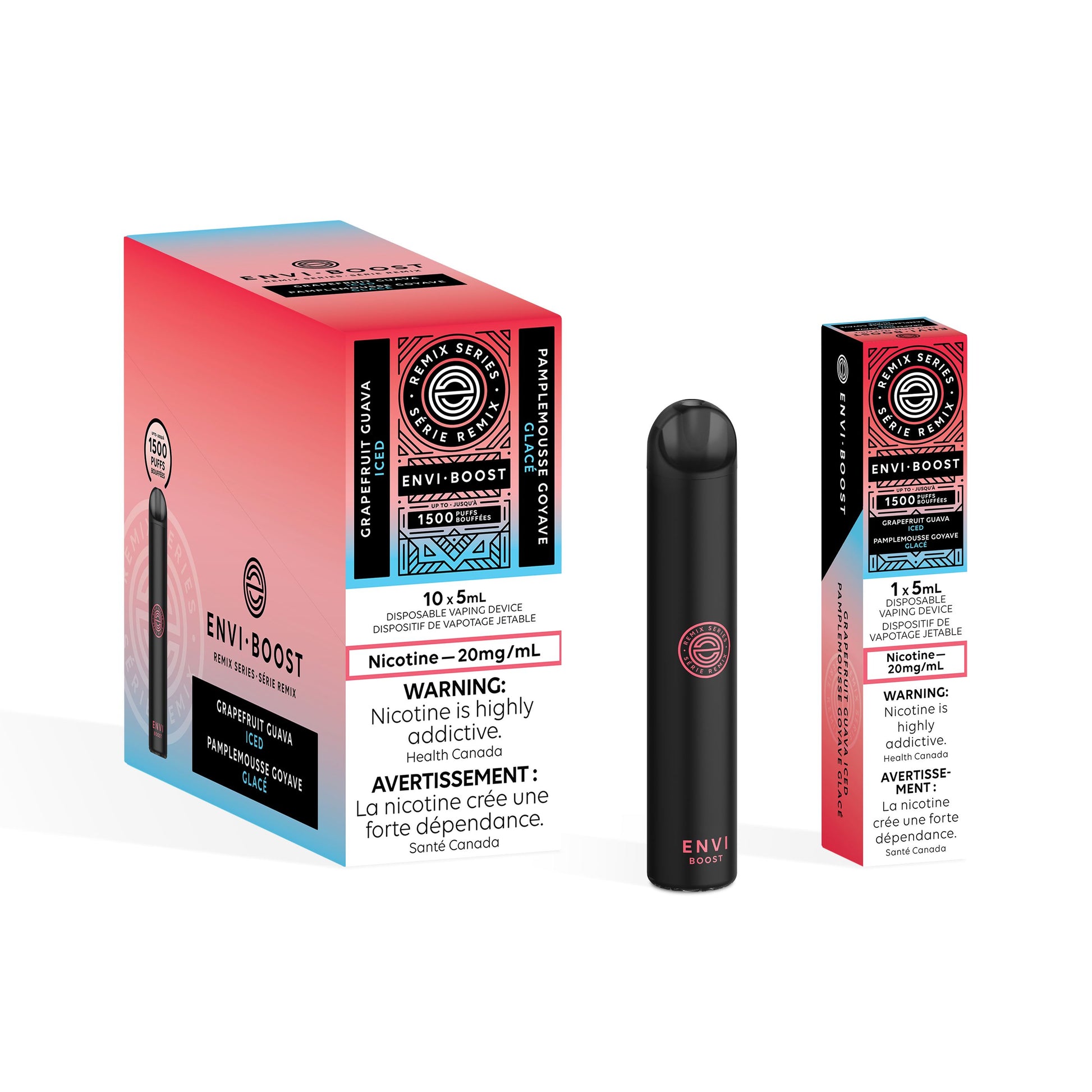 Grapefruit Guava Iced - Envi Boost Disposable Envi Boost 