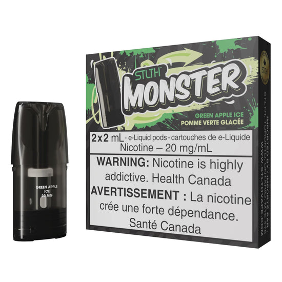 Green Apple Ice - STLTH Monster CLOSED PODS STLTH 