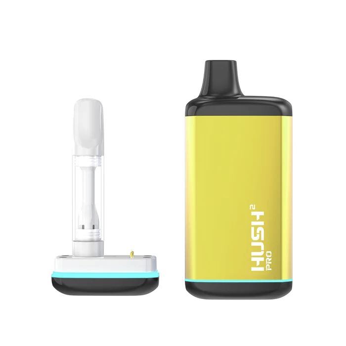 Hush 2 Pro cannabis vaporizer Nova Yellow Metal 