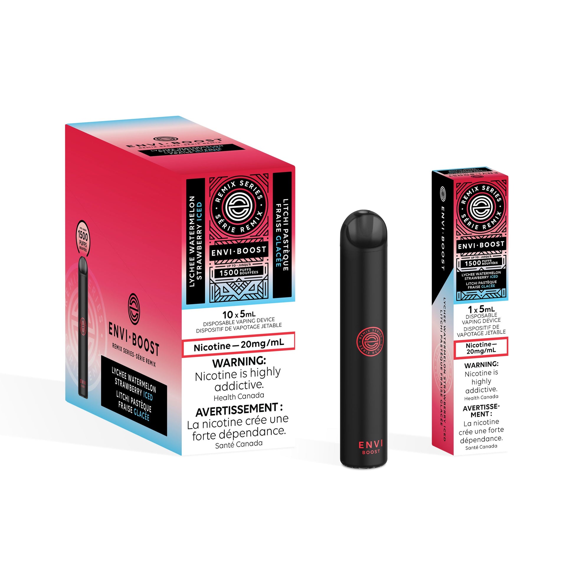 Lychee Watermelon Strawberry - Envi Boost Disposable Envi Boost 