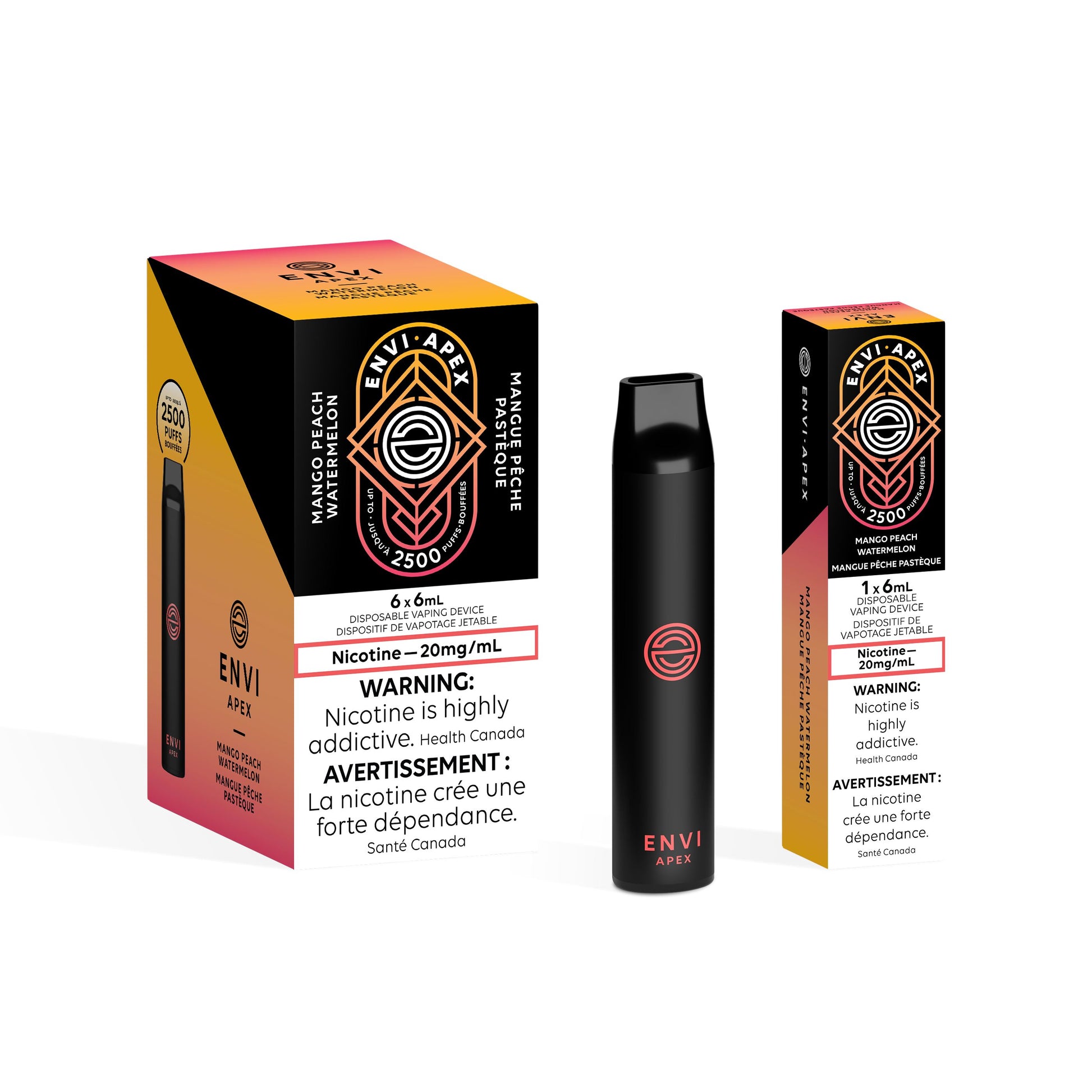 Mango Peach Watermelon - Envi Apex Disposable Envi Apex 