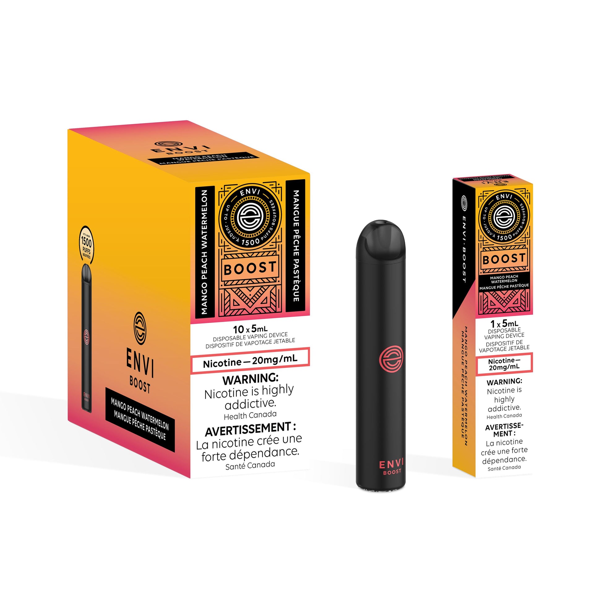 Mango Peach Watermelon - Envi Boost Disposable Envi Boost 
