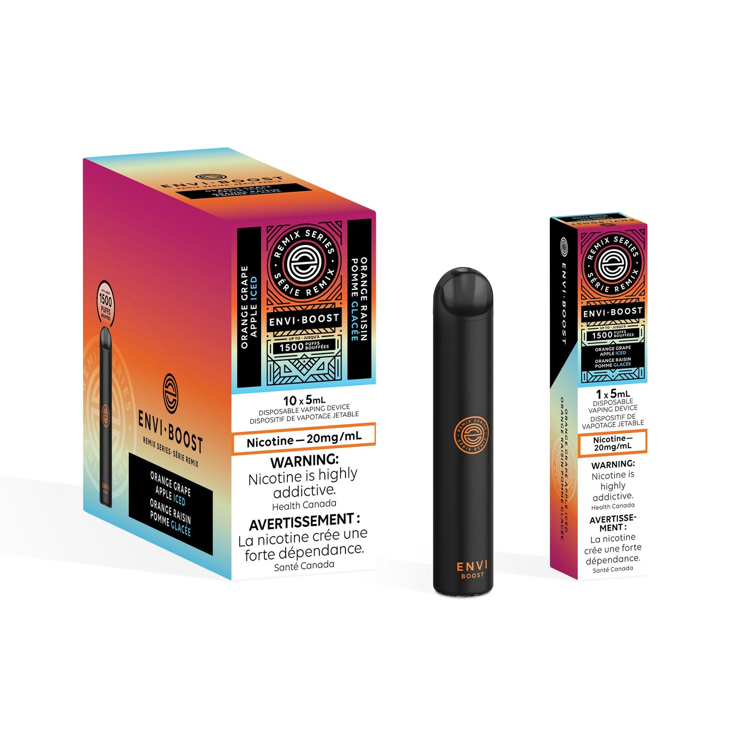 Orange Grape Apple - Envi Boost Disposable Envi Boost 