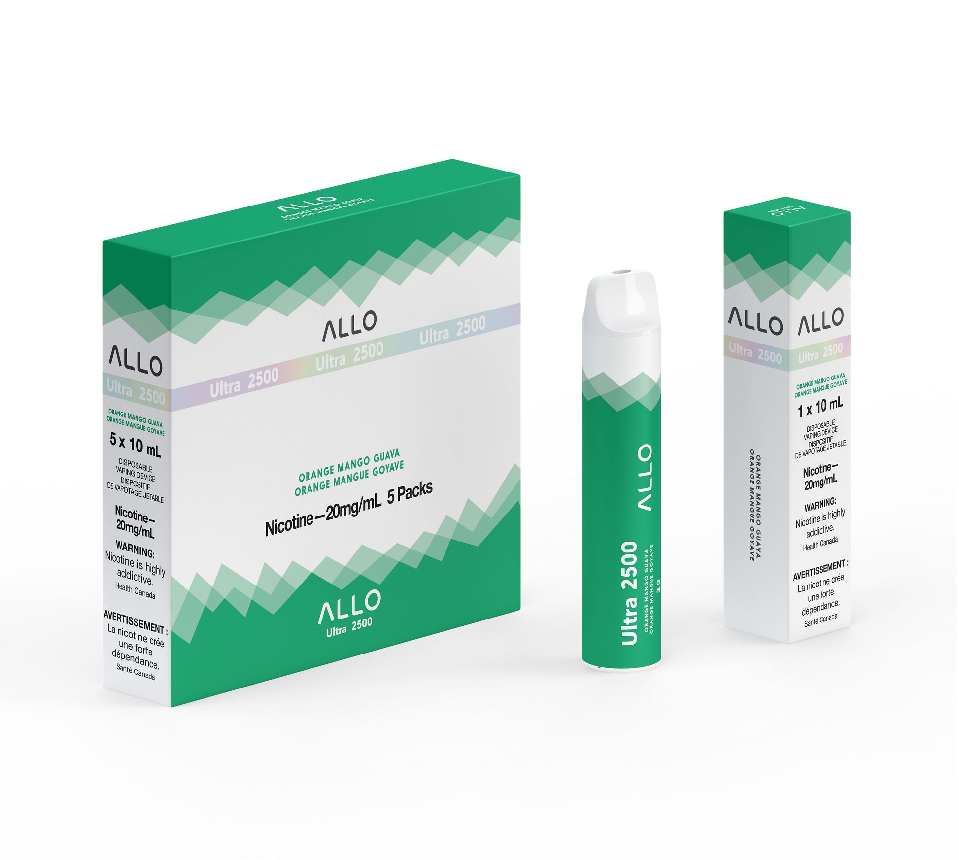 Orange Mango Guava - 2500 Disposable Allo 2500 
