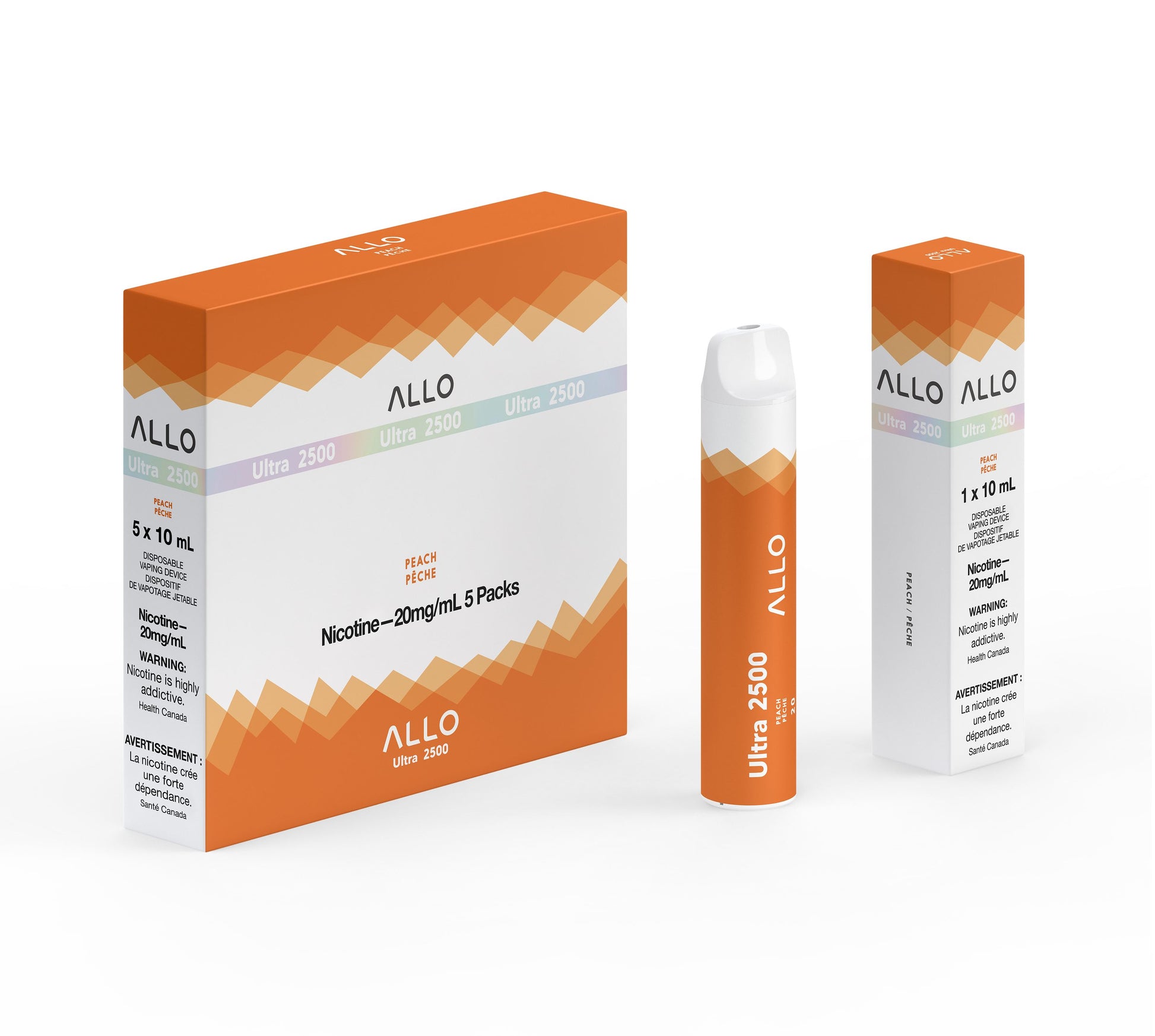 Peach - 2500 Disposable Allo 2500 