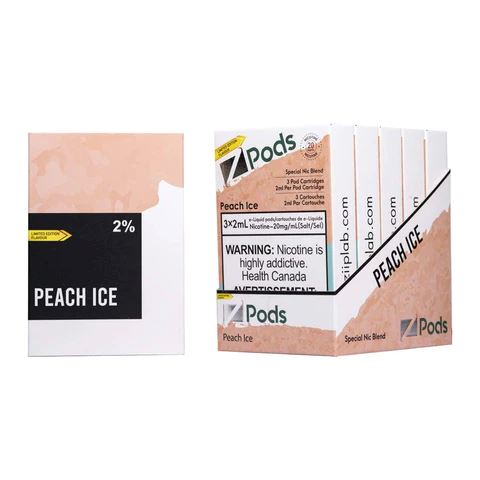 Peach Ice- Z Pods CLOSED PODS Z Labs 