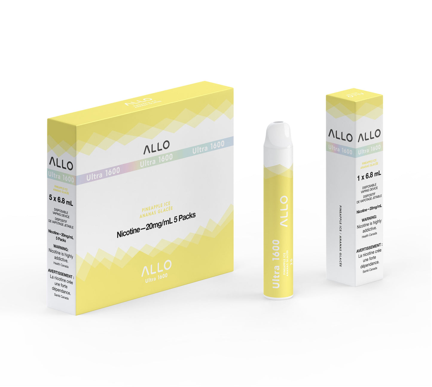 Pineapple Ice - 1600 Disposable Allo 1600 