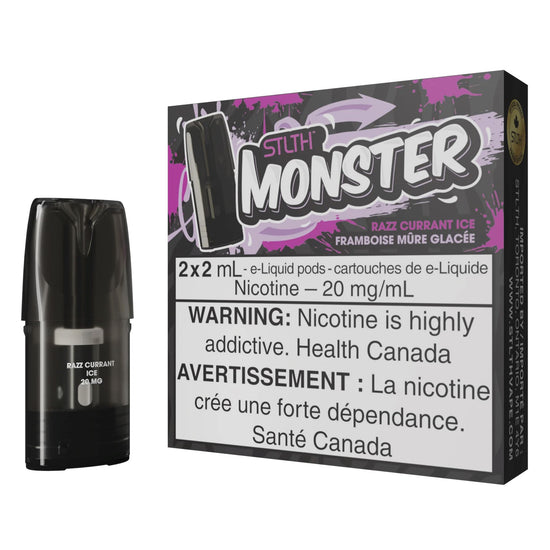 Razz Currant Ice - STLTH Monster CLOSED PODS STLTH 