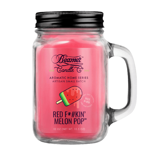 Red F*#kin Melon Pie Candles Beamer 