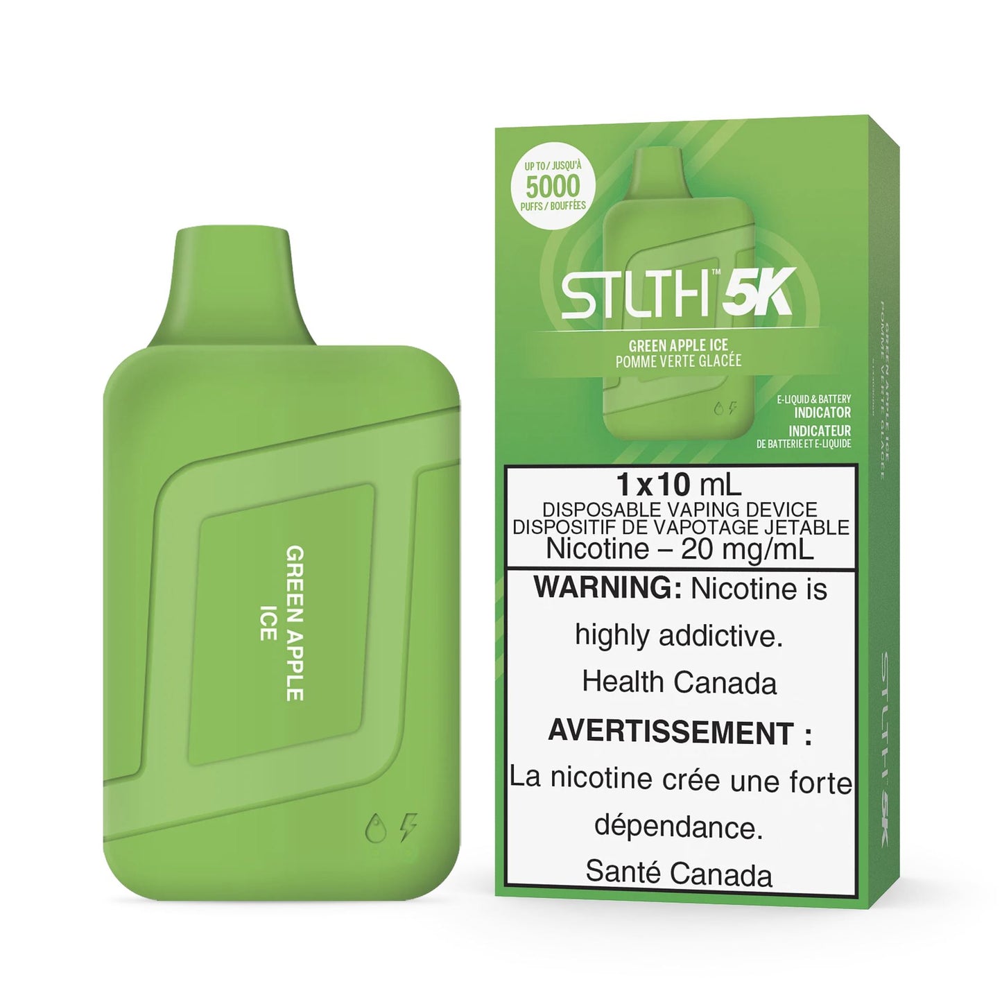 Green Apple Ice - STLTH 5K Disposable Stlth Disposables 