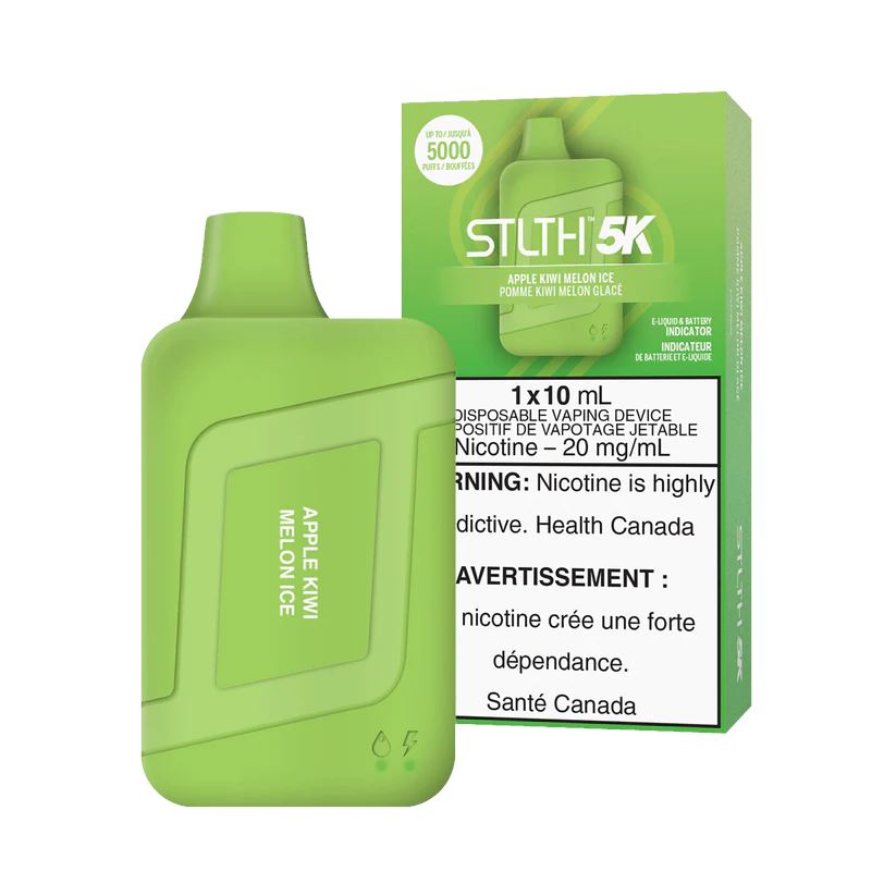 Apple Kiwi Melon Ice - STLTH 5K Disposable Stlth Disposables 