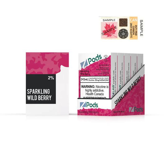 Sparkling Wild Berry - Z Pods CLOSED PODS Z Labs 
