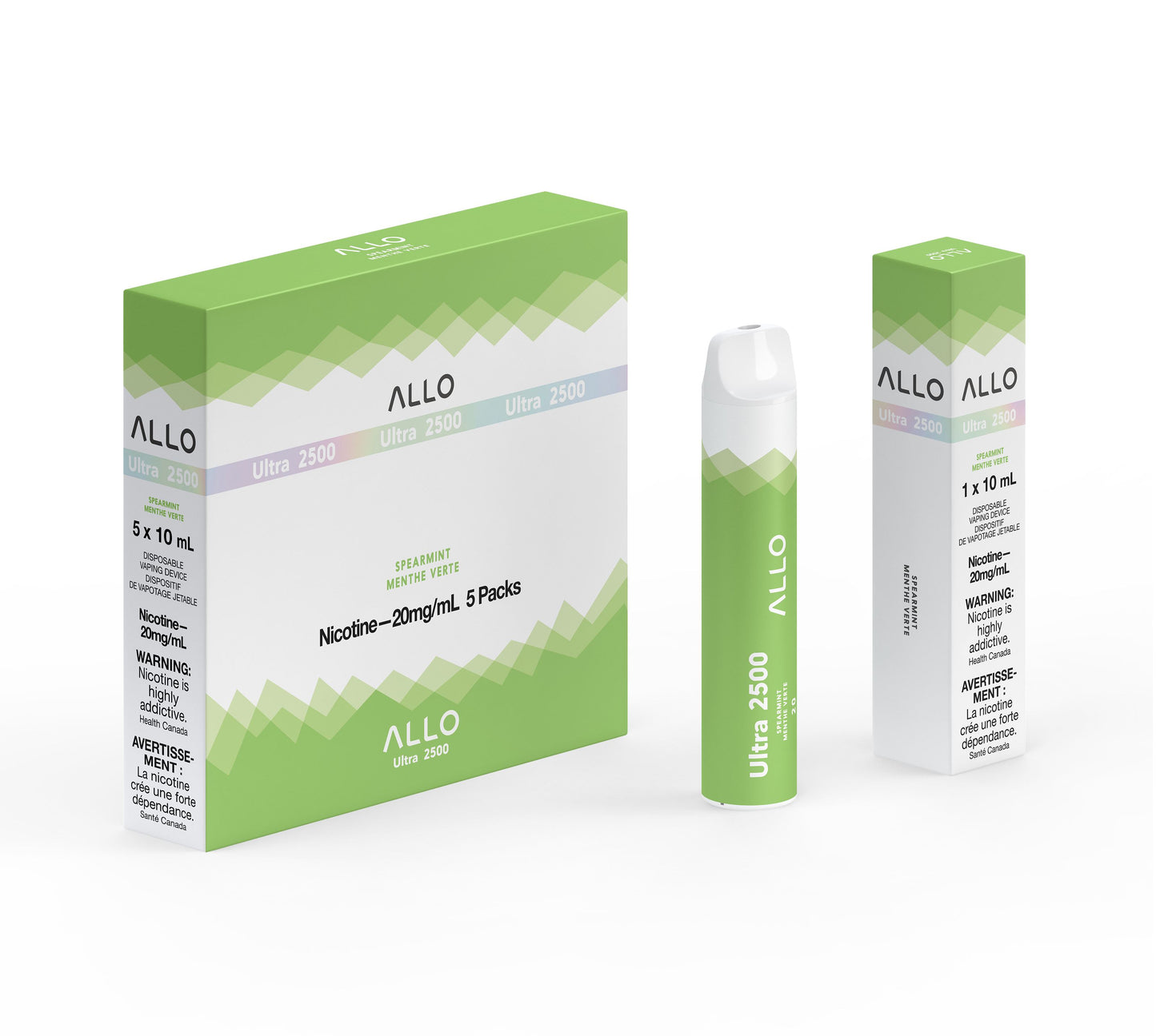 Spearmint - 2500 Disposable Allo 2500 