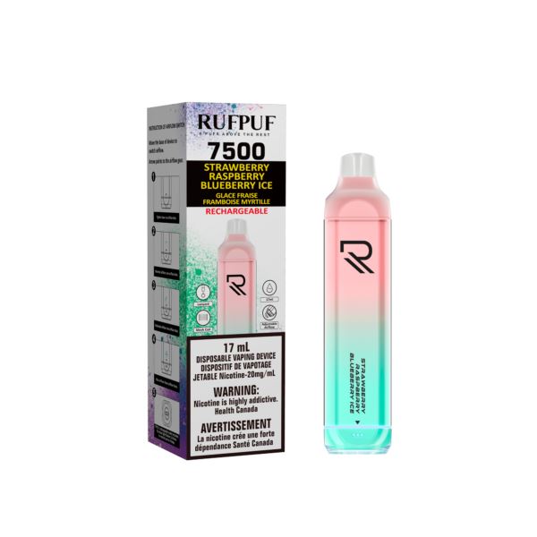 Strawberry Raspberry Blueberry Ice - RufPuf 7500 Disposable RufPuf 