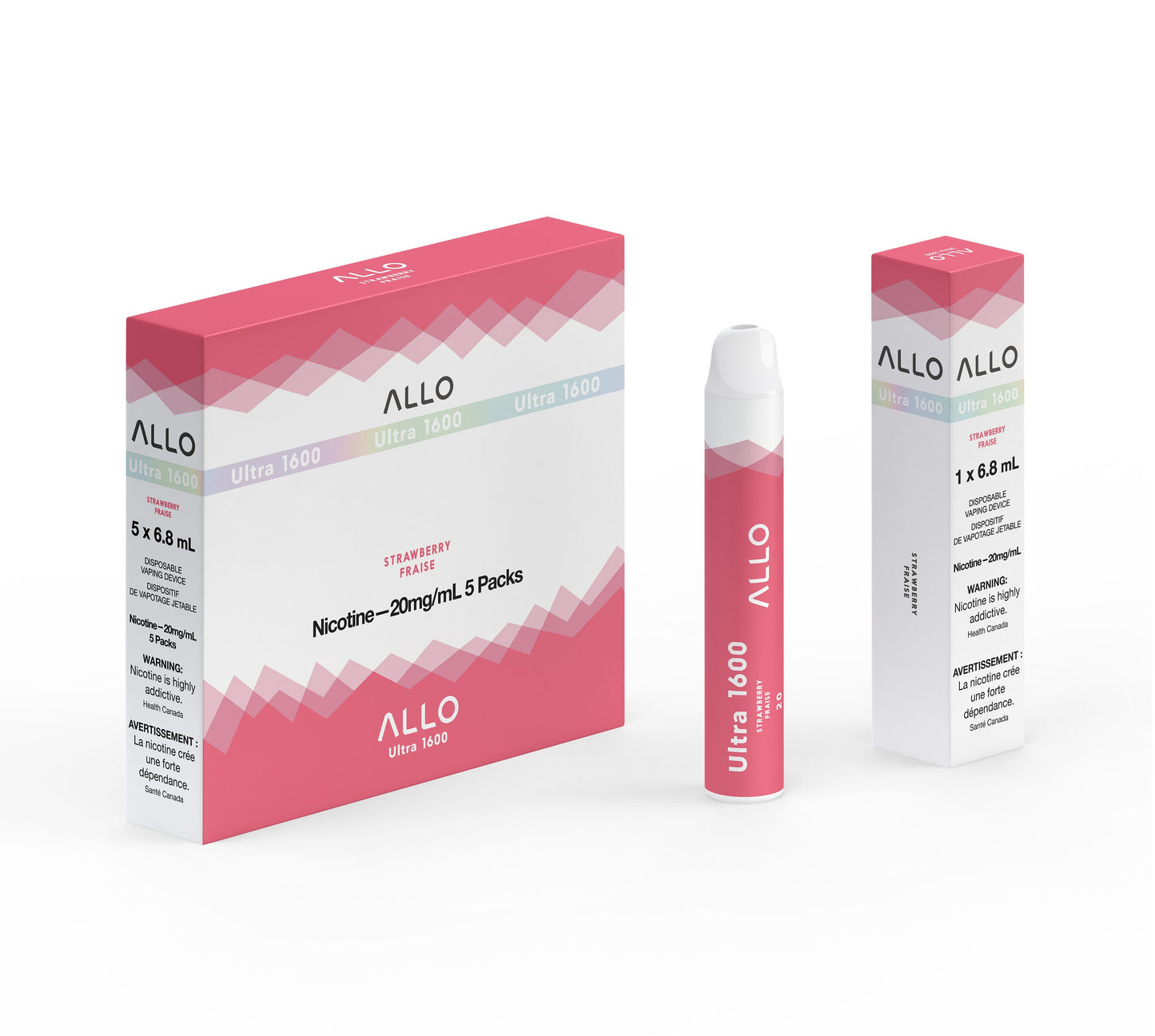 Strawberry - 1600 Disposable Allo 1600 