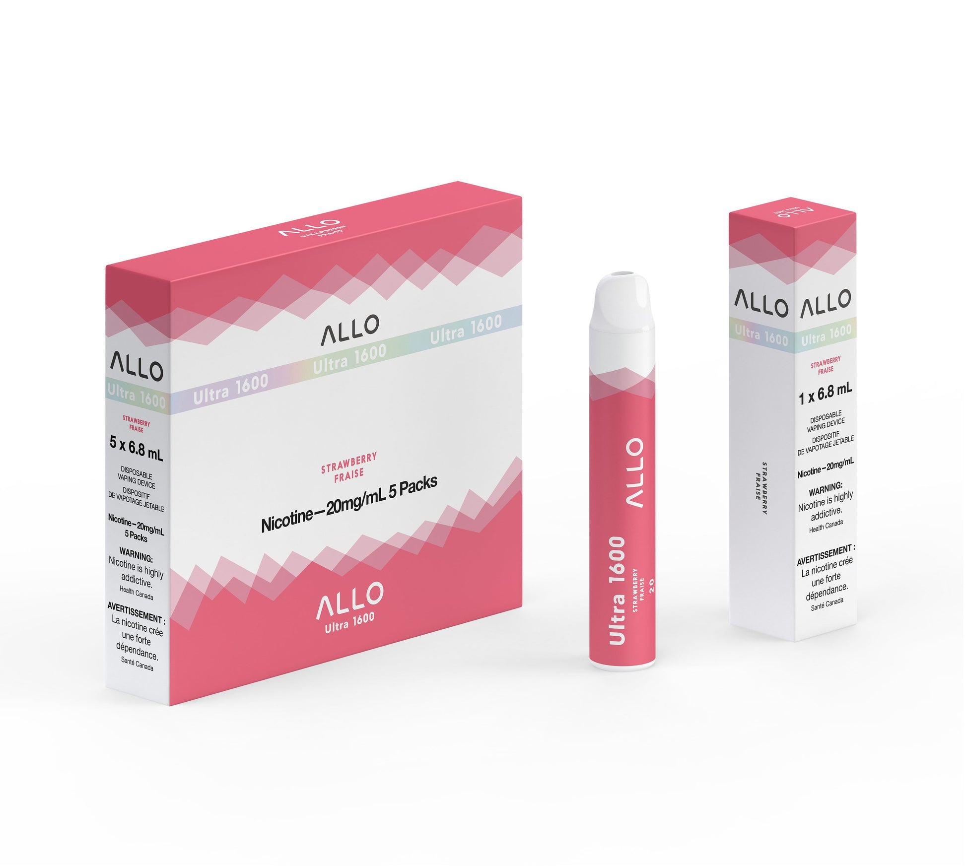 Strawberry - 1600 Disposable Allo 1600 
