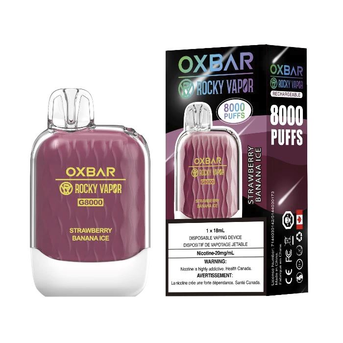 Load image into Gallery viewer, Strawberry Banana Ice - Oxbar Disposable Oxbar 

