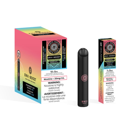 Strawberry Kiwi Banana Iced - Envi Boost Disposable Envi Boost 