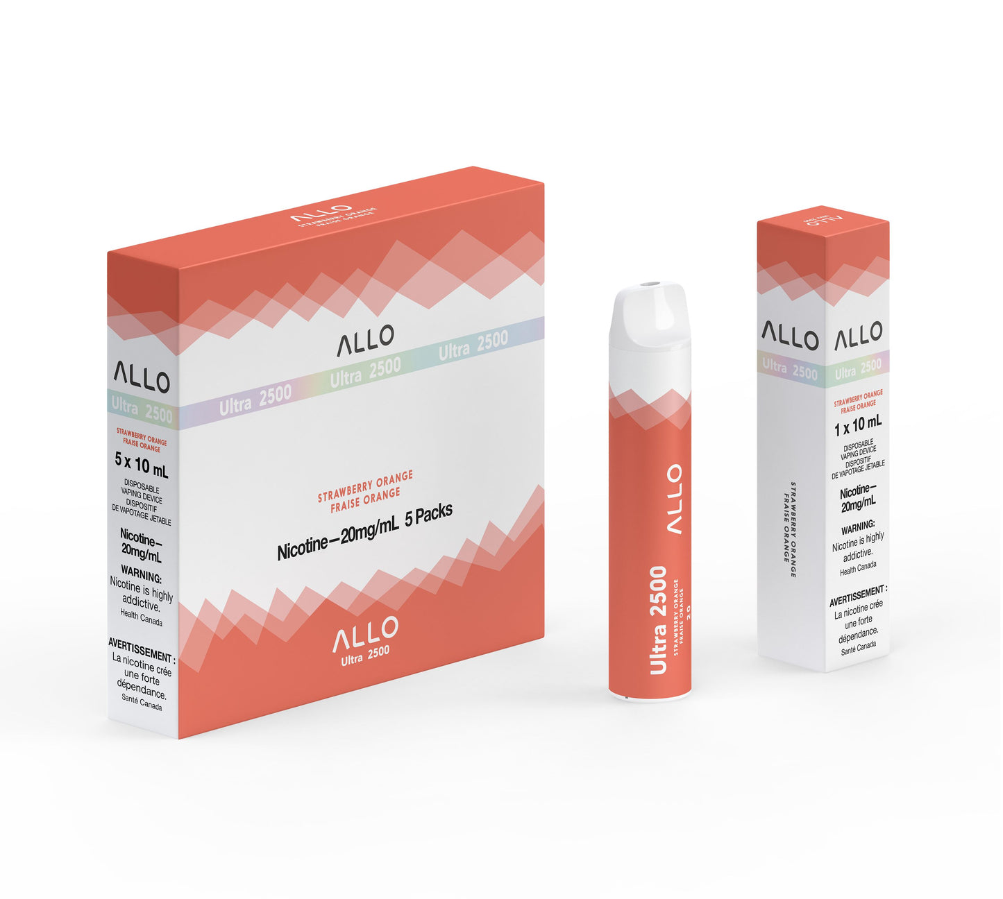 Strawberry Orange - 2500 Disposable Allo 2500 