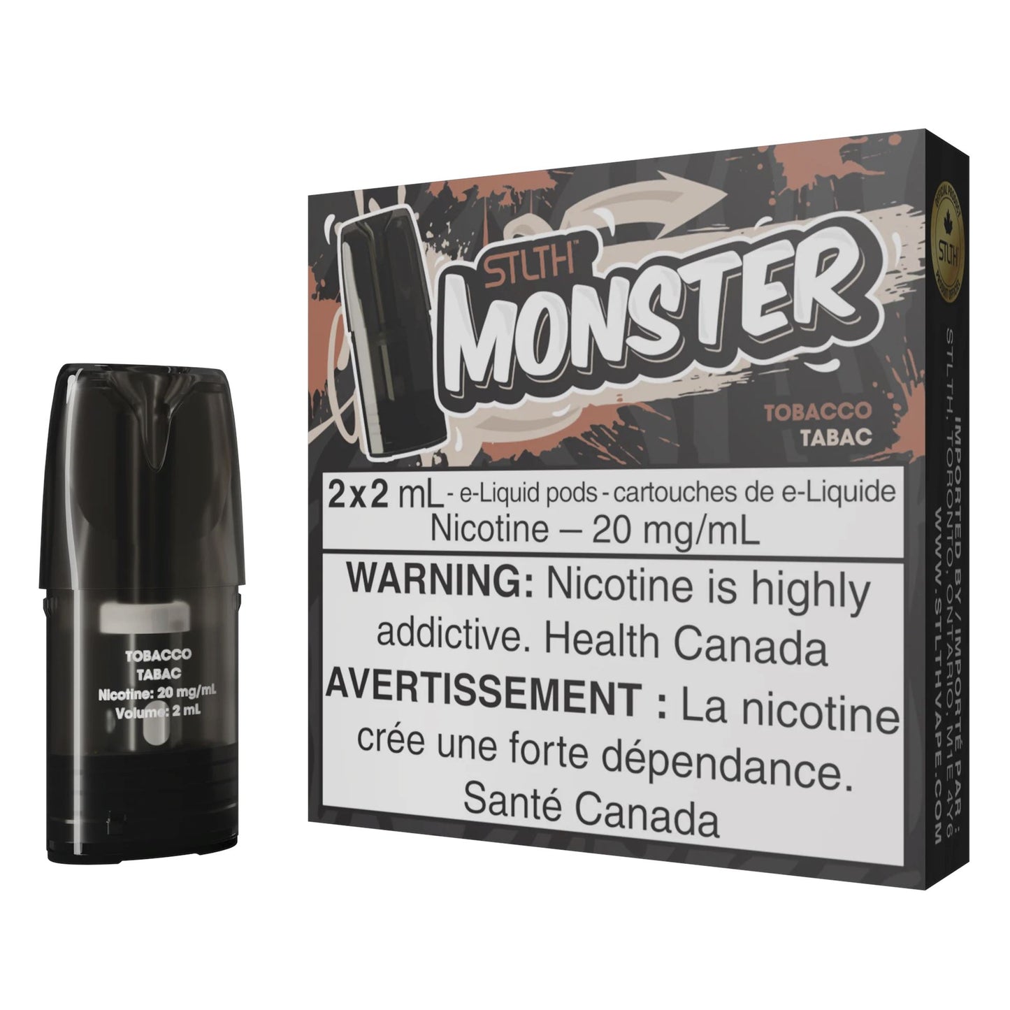 Load image into Gallery viewer, Tobacco - STLTH Monster CLOSED PODS STLTH 
