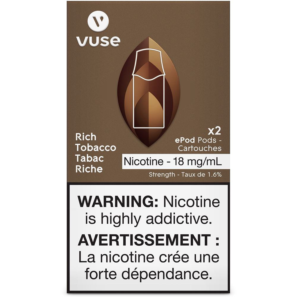 Rich Tobacco - VUSE CLOSED PODS Vuse 
